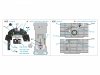 Quinta Studio QDS-48391 Macchi C.205 Veltro 3D-Printed & coloured Interior on decal paper (Hasegawa/Italeri) (Small version) 1/48